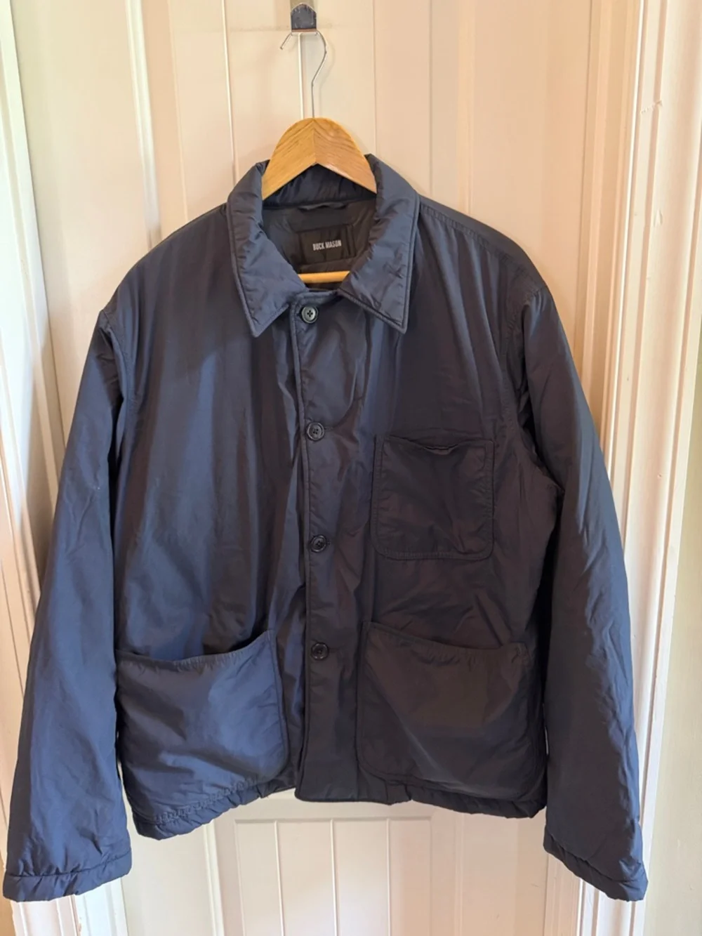 Buck Mason Navy explorer jacket